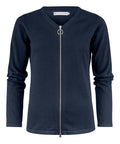 James Harvest Ashland Ladies Zip-Up Jumper | Full Zip Knitwear | Organic Cotton | 3 Colours | XS-2XL - Knitwear - Logo Free Clothing