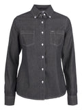 James Harvest Jupiter Ladies Shirt. Pure Cotton Denim Look. 2 Colours XS-2XL - Shirt - Logo Free Clothing