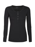 James Harvest Stoneton Ladies Henley Shirt | Cotton Long Sleeve Top | 2 Colours | XS-2XL - Tee Shirt - Logo Free Clothing