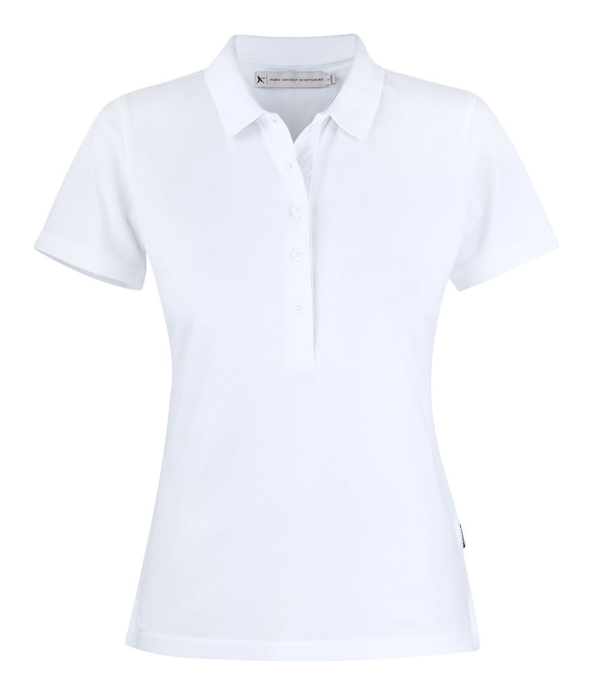 James Harvest Sunset Ladies Polo Shirt. Ring Spun Stretch Cotton. 8 Colours XS-2XL - Polo Shirt - Logo Free Clothing