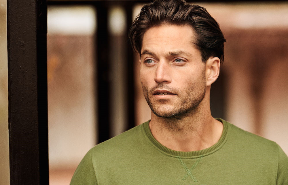 James Harvest Alder Mens Crewneck Eco-Sweater. Organic Cotton Mix. 3 Colours. S-3XL - Sweatshirt - Logo Free Clothing