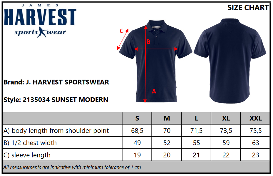 James Harvest Sunset Mens Polo Shirt | Slim Fit | Cotton With Lycra® | 8 Colours | S-2XL - Polo Shirt - Logo Free Clothing