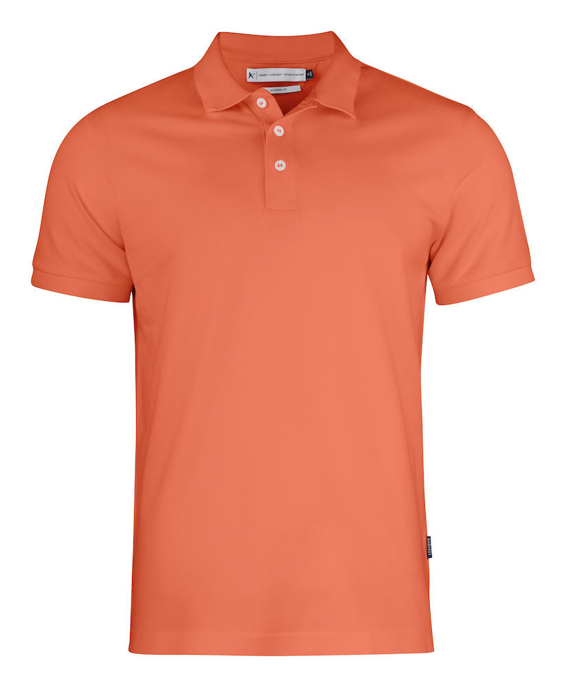James Harvest Sunset Mens Polo Shirt | Slim Fit | Cotton With Lycra® | 8 Colours | S-2XL - Polo Shirt - Logo Free Clothing