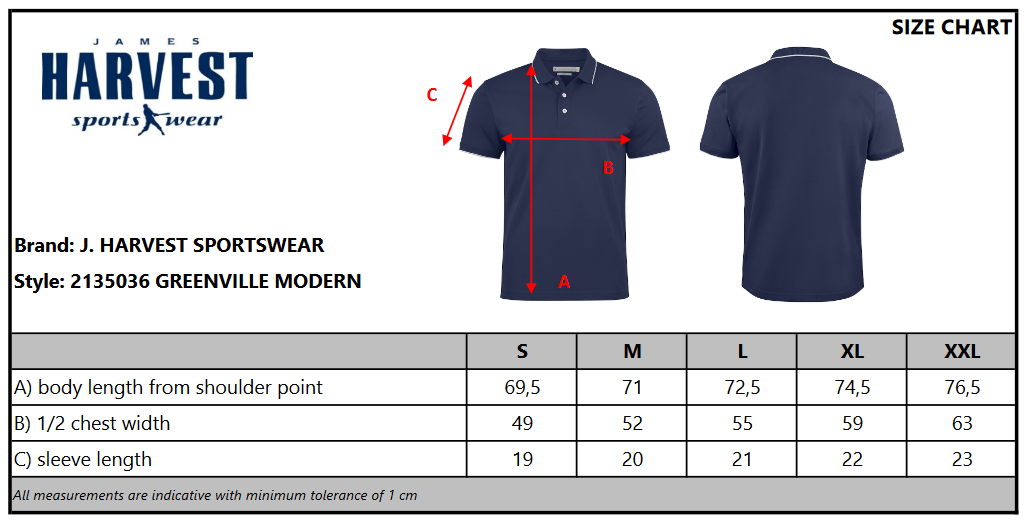 James Harvest Greenville Mens Polo Shirt | Slim Fit | Soft Cotton Stretch | 6 Colours | S-2XL - Polo Shirt - Logo Free Clothing