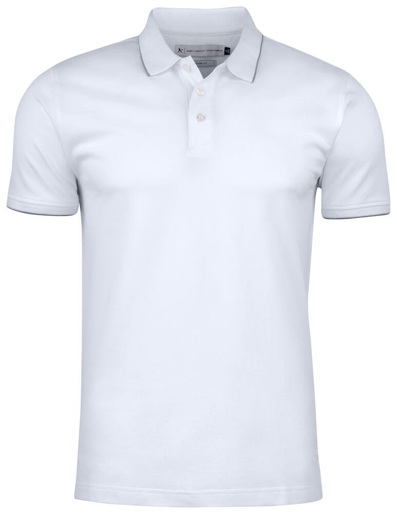 James Harvest Greenville Mens Polo Shirt | Slim Fit | Soft Cotton Stretch | 6 Colours | S-2XL - Polo Shirt - Logo Free Clothing