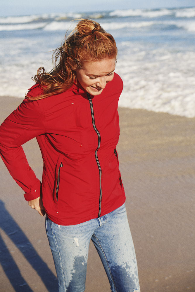 James Harvest Flat Track- Ladies Hooded Sport Shell Jacket. 7 Colours. XS-2XL - Summer Jacket - Logo Free Clothing