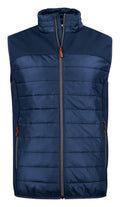 James Harvest Expedition Mens Gilet. Lightweight Hybrid Quilted/ Softshell. 7 Colours S-5XL - Gilet - Logo Free Clothing