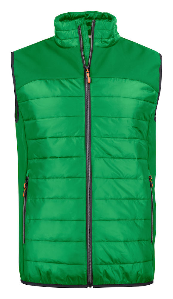 James Harvest Expedition Mens Gilet. Lightweight Hybrid Quilted/ Softshell. 7 Colours S-5XL - Gilet - Logo Free Clothing