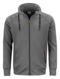 James Harvest Jog Mens Heavyweight Zipped Sweatshirt. 310gsm. 6 Colours. S-5XL - Sweatshirt - Logo Free Clothing