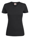 James Harvest Ladies Heavy V Neck T Shirt. Cotton, 8 Colours XS-2XL - Tee Shirt - Logo Free Clothing