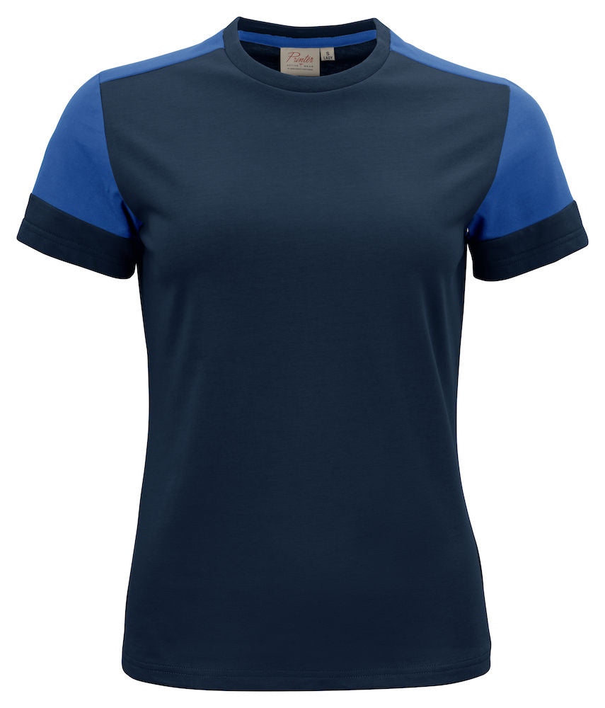 James Harvest- Ladies Prime Eco T-Shirt. S-2XL. 50/50 Organic Cotton/Recycled Polyester - Tee Shirt - Logo Free Clothing