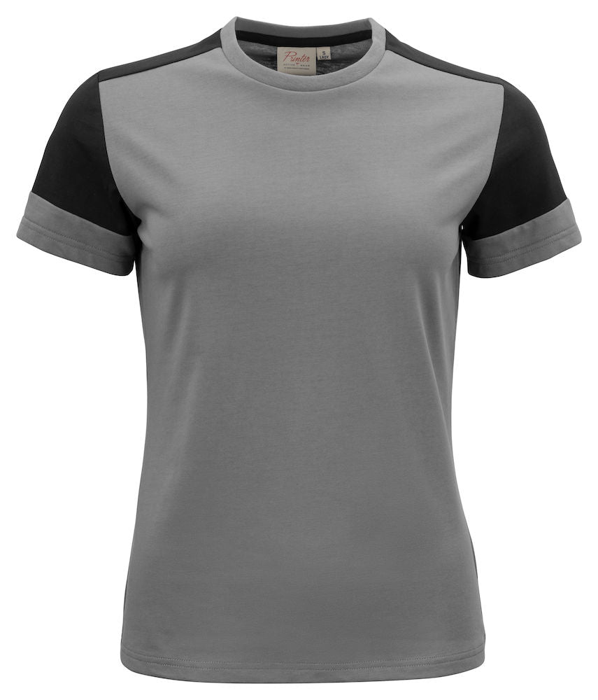 James Harvest- Ladies Prime Eco T-Shirt. S-2XL. 50/50 Organic Cotton/Recycled Polyester - Tee Shirt - Logo Free Clothing