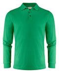 James Harvest Surf Pro Mens Polo Shirt | Long Sleeve | Organic | Recycled | 7 Colours | S-5XL - Polo Shirt - Logo Free Clothing