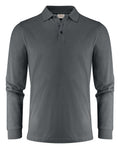 James Harvest Surf Pro Mens Polo Shirt | Long Sleeve | Organic | Recycled | 7 Colours | S-5XL - Polo Shirt - Logo Free Clothing