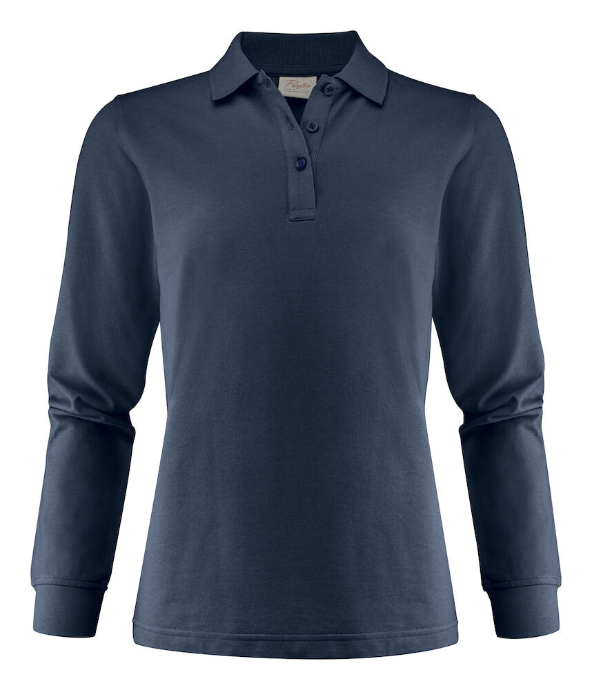 James Harvest Surf Pro Ladies Polo Shirt | Long Sleeve | Organic | Recycled | 7 Colours | XS-2XL - Polo Shirt - Logo Free Clothing