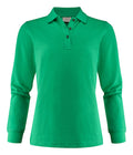 James Harvest Surf Pro Ladies Polo Shirt | Long Sleeve | Organic | Recycled | 7 Colours | XS-2XL - Polo Shirt - Logo Free Clothing