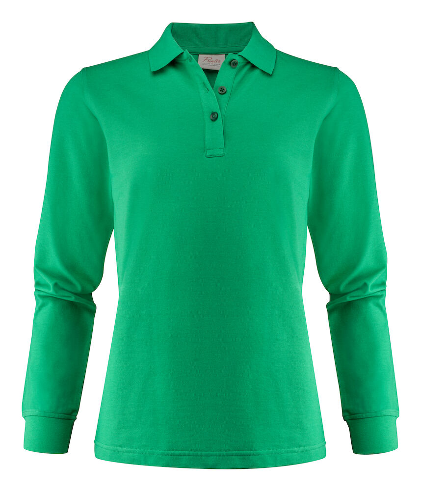 James Harvest Surf Pro Ladies Polo Shirt | Long Sleeve | Organic | Recycled | 7 Colours | XS-2XL - Polo Shirt - Logo Free Clothing