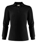 James Harvest Surf Pro Ladies Polo Shirt | Long Sleeve | Organic | Recycled | 7 Colours | XS-2XL - Polo Shirt - Logo Free Clothing