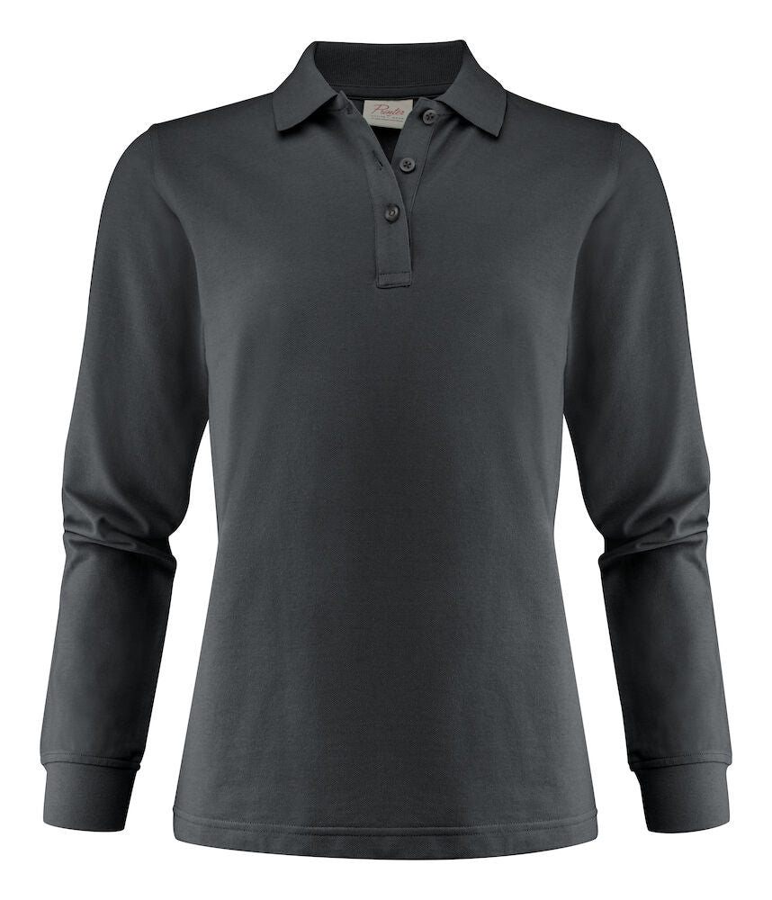 James Harvest Surf Pro Ladies Polo Shirt | Long Sleeve | Organic | Recycled | 7 Colours | XS-2XL - Polo Shirt - Logo Free Clothing