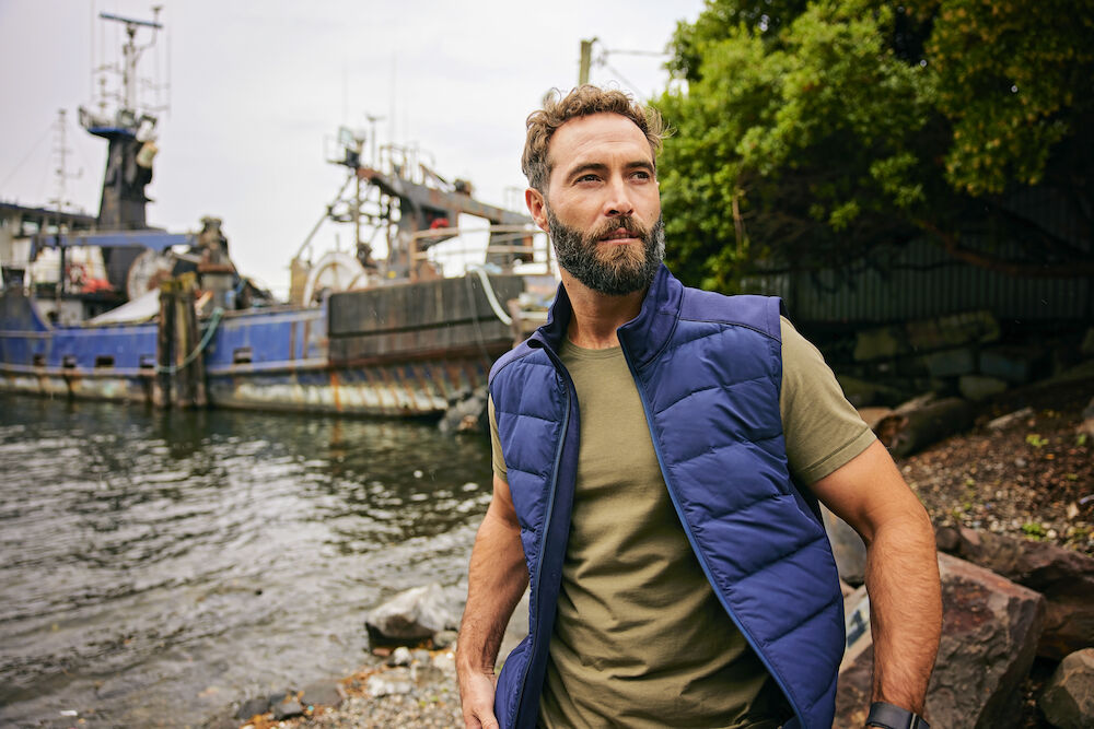 Cutter & Buck | Oak Harbor Vest Men | Logo Free Clothing