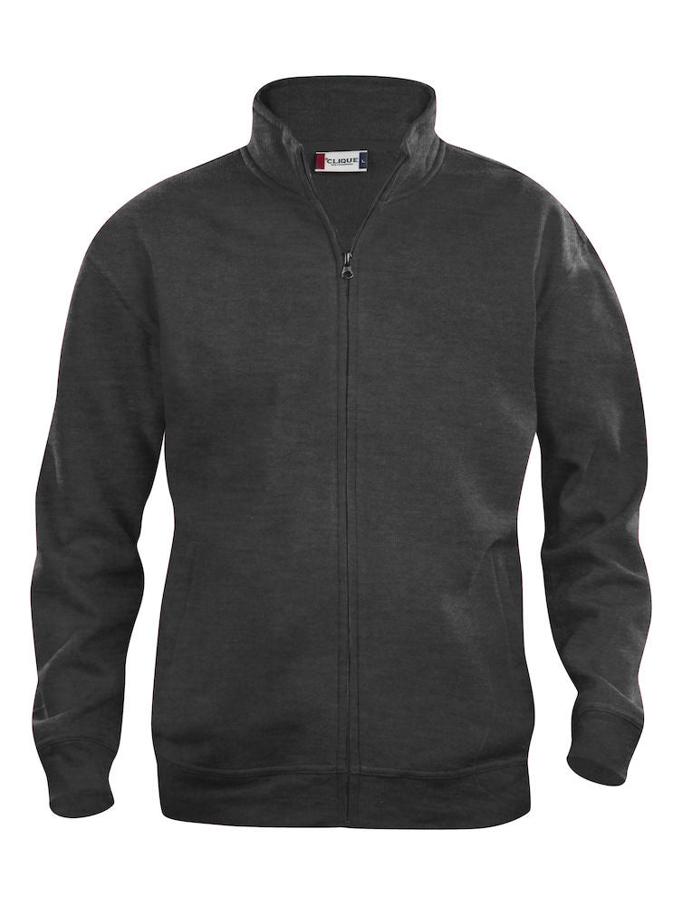 Clique Mens Zipped Sweatshirt Jacket. 7 Colours- XS-5XL - Sweatshirt - Logo Free Clothing