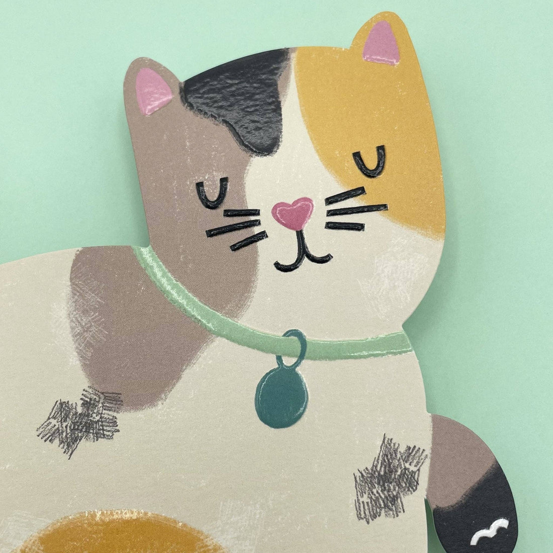 Tabby Cat Greeting Card