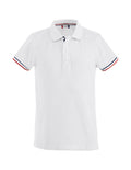 Clique Newton Mens Cotton Polo Shirt. Contrast Colour Collar. 6 Colours. XS-3XL. - Polo Shirt - Logo Free Clothing