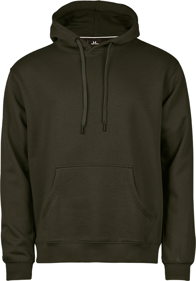 Tee Jays Mens Hooded Sweatshirt | Hoodie Top | Ringspun Cotton Blend | 11 Colours | S-3XL - Hoodie - Logo Free Clothing