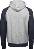 Tee Jays Mens Two-Tone Hooded Sweatshirt | Hoodie Top | Cotton Blend | 2 Colours | S-3XL - Hoodie - Logo Free Clothing