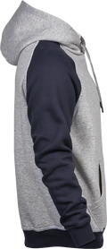 Tee Jays Mens Two-Tone Hooded Sweatshirt | Hoodie Top | Cotton Blend | 2 Colours | S-3XL - Hoodie - Logo Free Clothing