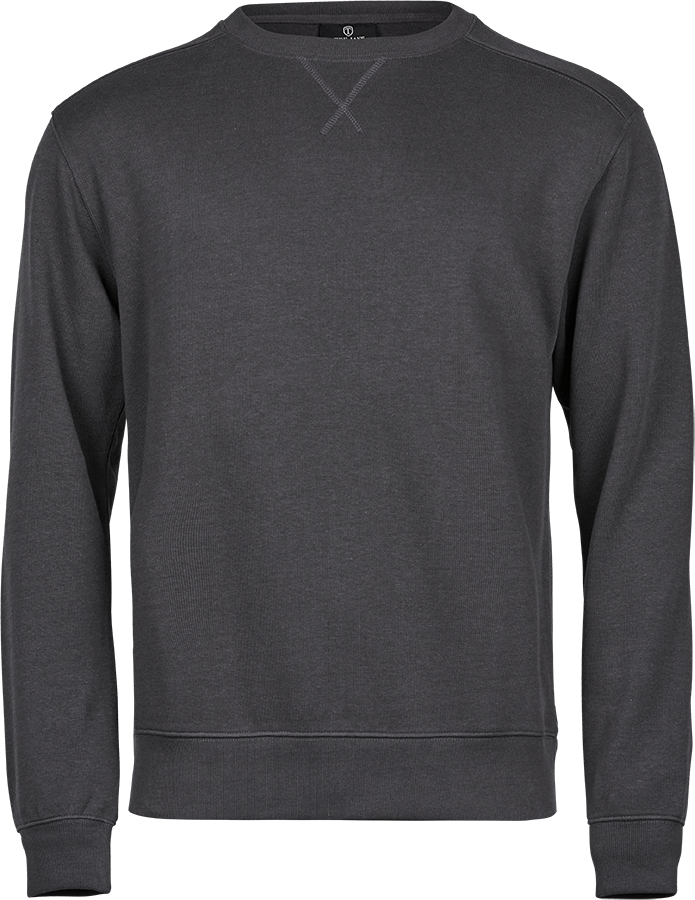 Tee Jays | Ribbed Interlock Crewneck | Logo Free Clothing