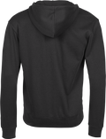 Tee Jays Mens Interlock Hood Full Zip Hoodie | Heavyweight Zip-Up Hooded Top | Black | S-3XL - Hoodie - Logo Free Clothing