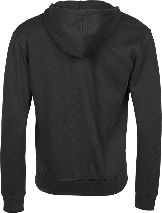Tee Jays Mens Interlock Hood Full Zip Hoodie | Heavyweight Zip-Up Hooded Top | Black | S-3XL - Hoodie - Logo Free Clothing