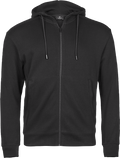 Tee Jays Mens Interlock Hood Full Zip Hoodie | Heavyweight Zip-Up Hooded Top | Black | S-3XL - Hoodie - Logo Free Clothing