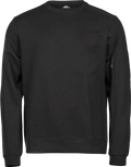 Tee Jays Mens Athletic Crew Neck Sweatshirt | Round Neck Jumper | Black or Grey | XS-3XL - Sweatshirt - Logo Free Clothing
