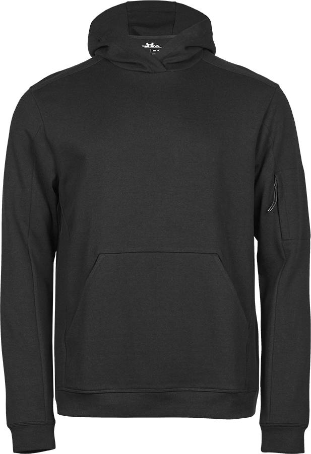 Tee Jays Mens Athletic Sweatshirt Hoodie | Hooded Jumper | Black or Grey | XS-3XL - Hoodie - Logo Free Clothing