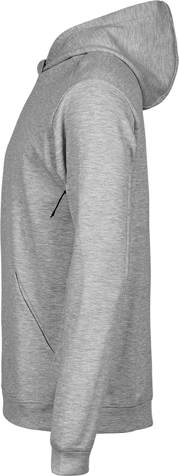 Tee Jays Mens Athletic Sweatshirt Hoodie | Hooded Jumper | Black or Grey | XS-3XL - Hoodie - Logo Free Clothing