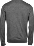 Tee Jays Mens Crew Neck Knitted Sweater | Merino Blend | Pullover | 3 Colours | S-3XL - Knitwear - Logo Free Clothing