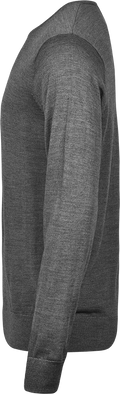 Tee Jays Mens Crew Neck Knitted Sweater | Merino Blend | Pullover | 3 Colours | S-3XL - Knitwear - Logo Free Clothing