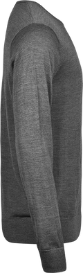 Tee Jays Mens Crew Neck Knitted Sweater | Merino Blend | Pullover | 3 Colours | S-3XL - Knitwear - Logo Free Clothing