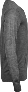 Tee Jays Mens V Neck Knitted Sweater | Merino Blend | Pullover | 3 Colours | S-3XL - Knitwear - Logo Free Clothing
