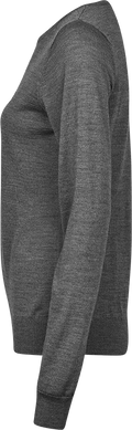 Tee Jays Ladies Crew Neck Knitted Sweater | Merino Blend | Pullover | 3 Colours | S-2XL - Knitwear - Logo Free Clothing