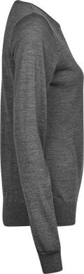 Tee Jays Ladies Crew Neck Knitted Sweater | Merino Blend | Pullover | 3 Colours | S-2XL - Knitwear - Logo Free Clothing