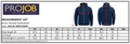 ProJob Mens Zip-Up Hoodie | Fleece-Lined | Super Heavyweight | 4 Colours | XS-4XL - Hoodie - Logo Free Clothing