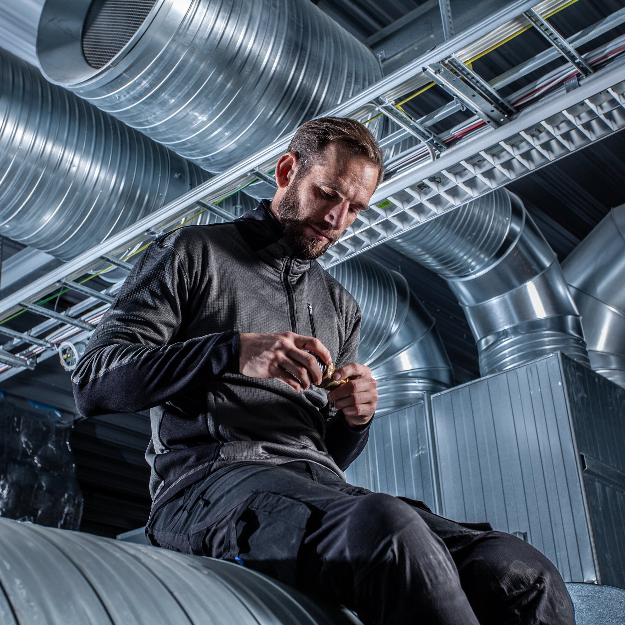 ProJob Microfleece Jacket | Fleece Lined Zip-Up Top | Mens Workwear | 3 Colours | XS-4XL - Summer Jacket - Logo Free Clothing
