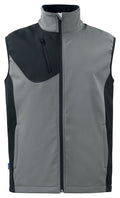 ProJob Softshell Gilet. 1000mm Waterproof, Zipped Pockets. 6 Colours. XS-5XL - Gilet - Logo Free Clothing