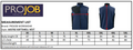 ProJob Mens Softshell Gilet | Zipped Body Warmer | 1000mm Waterproof | 6 Colours | XS-5XL - Gilet - Logo Free Clothing