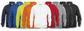 Clique Mens Zipped Sweatshirt Jacket. 7 Colours- XS-5XL - Sweatshirt - Logo Free Clothing