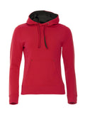 Clique Classic Ladies Heavyweight Hoodie. Contrast Lined Hood. 8 Colours. XS-2XL - Hoodie - Logo Free Clothing