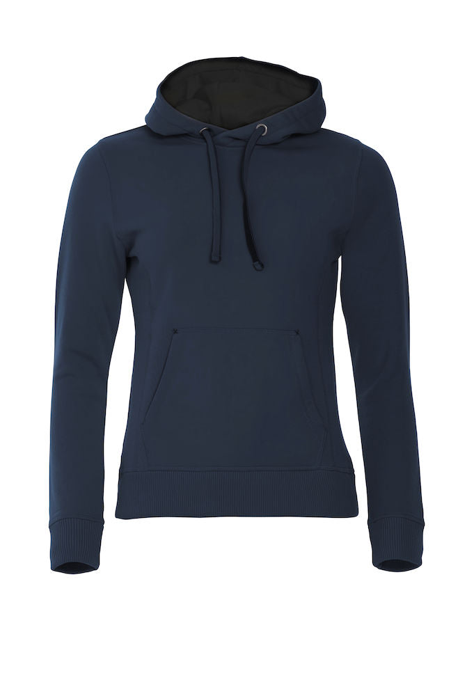 Clique Classic Ladies Heavyweight Hoodie. Contrast Lined Hood. 8 Colours. XS-2XL - Hoodie - Logo Free Clothing